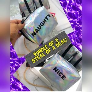 NWT London Soho New York Beauty Case, Beauty Organizer irridesce Naughty & Nice